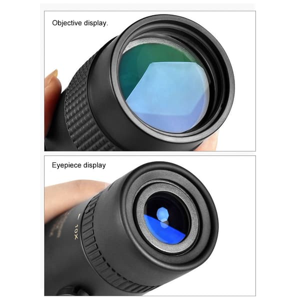 Monocular Telescope HD Prism 10X100 Monocular for Racing, Beach, Bird Watching, Boating
