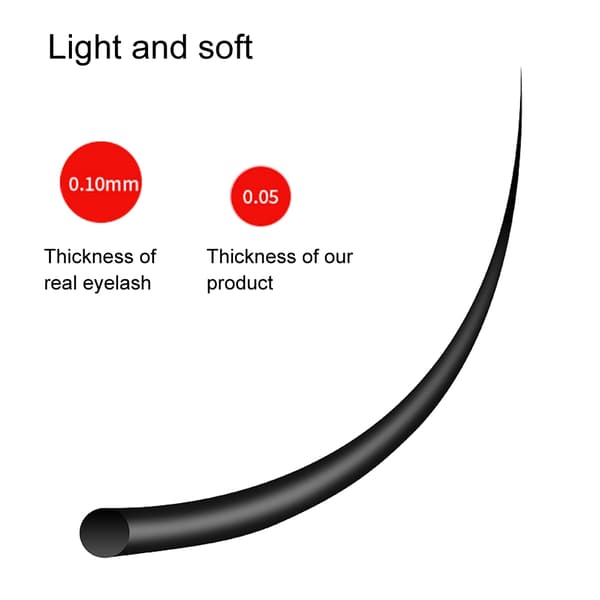 Sininen tekoripsimeikkiklusteri 0.05C pidennetyt tekoripset (13mm)