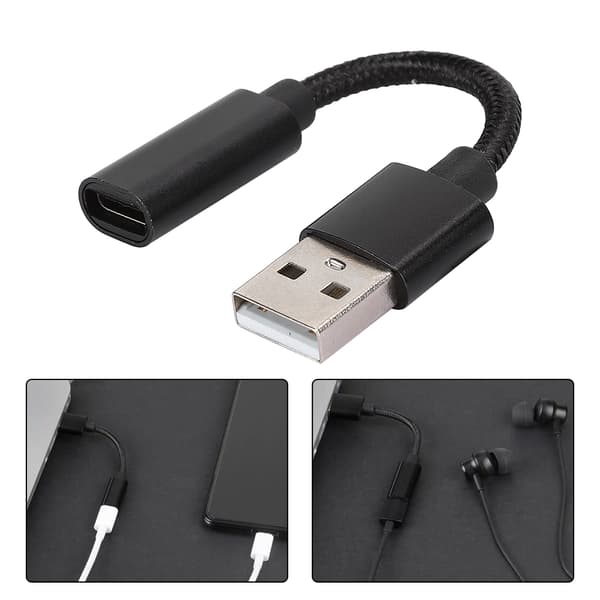 2 kpl C-tyypin naaras-uros-USB-sovitin puhelinliitin elektroninen siirtokaapeli