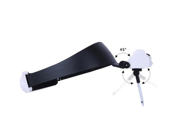 Otsalamppu okular 2 LED valaistu