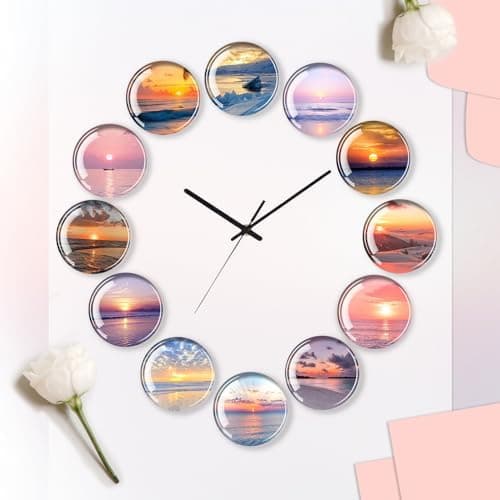 12 st Sunset Söta Magneter Kylskåpsmagneter Glasmagnet Kylskåpsmagneter Starka Magneter för Barn Små Magneter för Whi