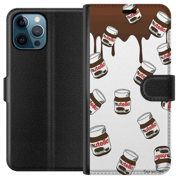 Kompatibelt lommebokdeksel til Apple iPhone 12 Pro Max Nutella Kawaii Style Søt Dessert