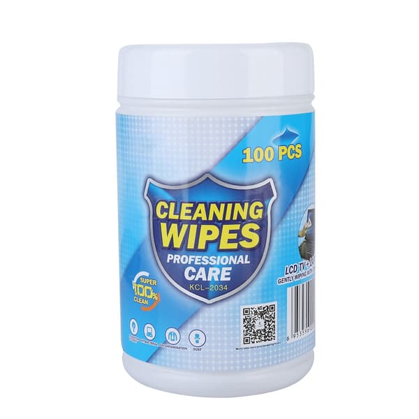 100 Pcs Screen Disinfectant Cleaning Wipes Tablets Laptops Cleaning Wipes