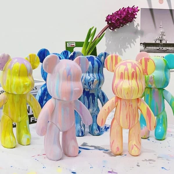Floating Bear Keychain Violent Bear Model Blind Box