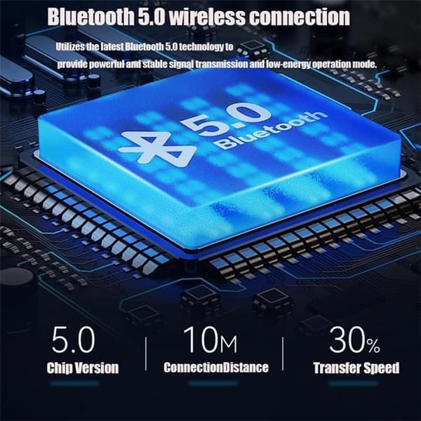 2026 opgraderet 3-i-1 trådløs CarPlay-adapter, understøtter dobbelt 2.4/5GHz WiFi og Bluetooth 5.0 automatisk forbindelse (til iPhone) Black Tech Blue Black Tech Blue Apple