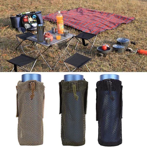 Mesh Water Bottle Holder Breathable Nylon Kettle Storage L