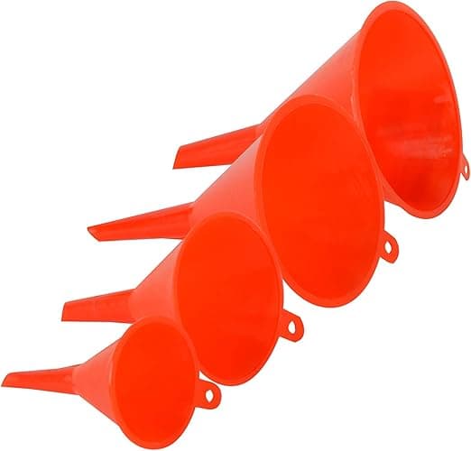 Tragt sæt 4 dele Plast, 50/75/100/125 mm M 455–4
