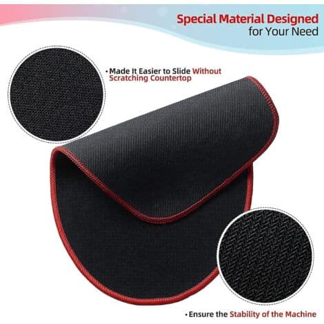 Ahlsen Mixer Mover for Kitchenaid Stand Mixer, Sliding Mat for Stand Mixer Compatible with Kitchenaid (5l-8l)