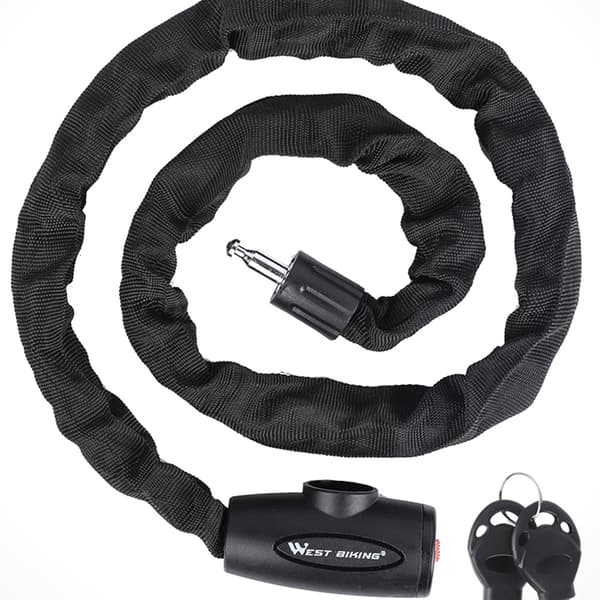 [LCS] Heavy Duty Chain Lock / Bicycle Lock / Moped Lock 1.2m with 2 keys - K