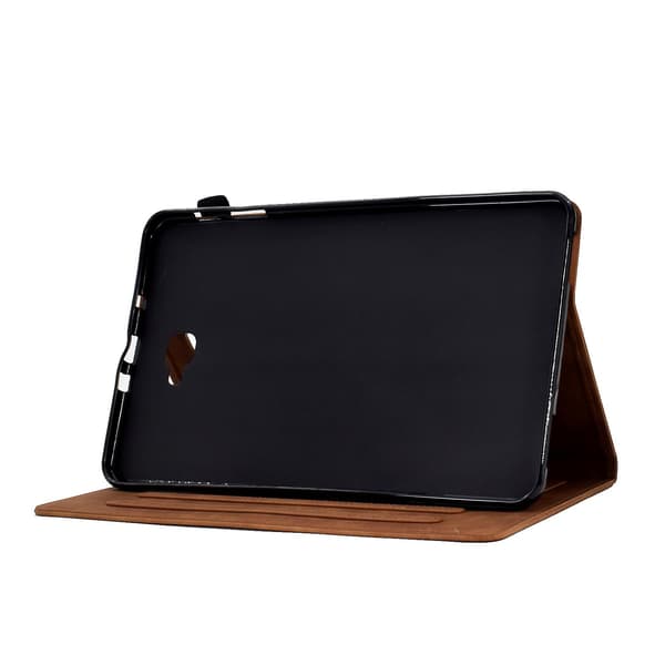 Til Samsung Tab A 10.1 T580/T585 (2016) Preget Flat Brun Samsung Galaxy Tab A 10.1 (201