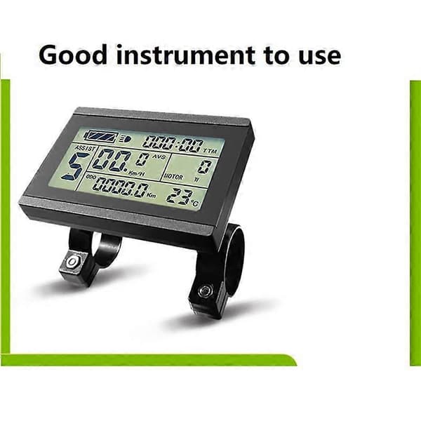 Elektrisk sykkeldisplay KT LCD3 for KT Intelligent Controller 24V 36V 48V Ebike Panel Vanntett