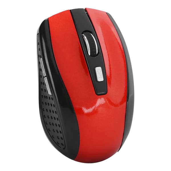 Wireless Mouse Notebook Computer Optical Gaming Accessories with Adjustable DPI 250Hz Red