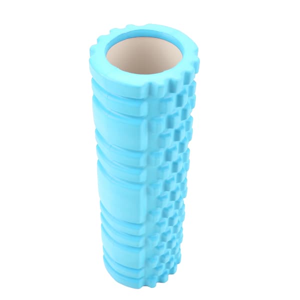 Mini Hollow Yoga Roller Fitness Massage Column Blue