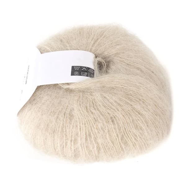 Mjuk Mohair Pashmina Stickgarn Angora Ullgarn (Beige)