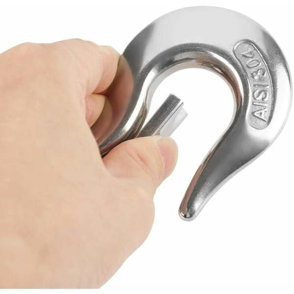 Safety Hook for Rigging Accessories, Stainless Steel Lifting Hook with Large Working Load Limit, Delivers Durable and Efficient Performance for