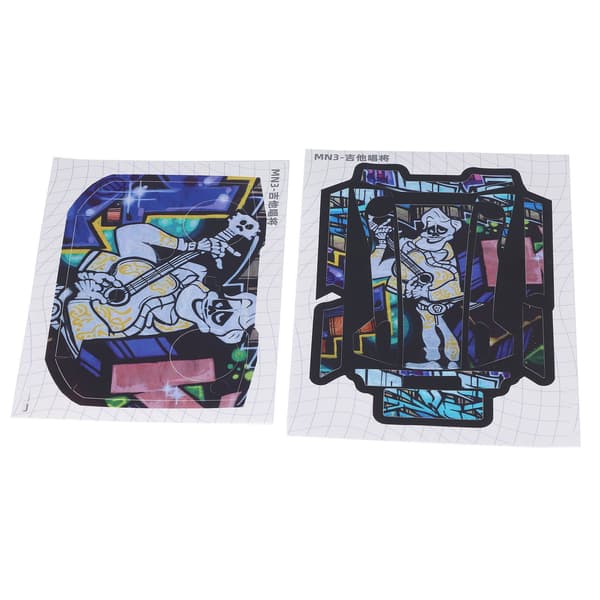 Drone Sticker Protective PVC Anti Scratch Colorfast Mini 3Pro RC Guitarist Pattern