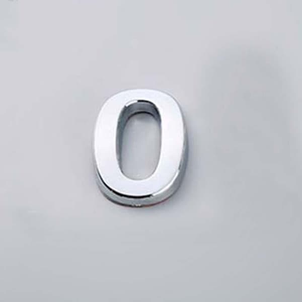5CM 0-9 Nummerplatta Siffror Dekal Dörr Adress Hotell Hus Modern Nummer Matches the image Bronze/2 Matches the image Bronze/2