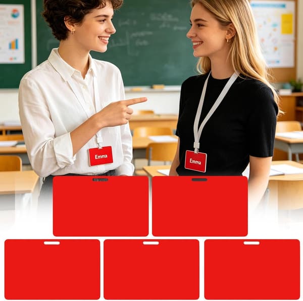 Generisk Mini Sletbar Whiteboard til – 5 Små Noter, Bærbar og Genanvendelig, Mini Sletbar Whiteboard | til Kontor Skole Klasseværelse[DB] Horizontal Section