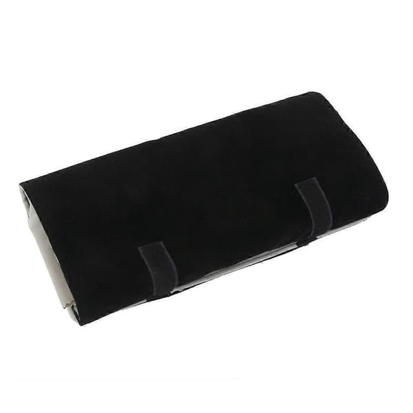 Luksus fløjl smykkerulle ring øreringe armbånd display organizer pose grå Grey