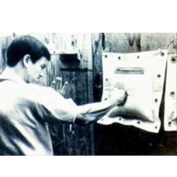 Wing Chun Kung Fu förberedelse Boxningssäck Vägg Boxning Träffmål Slående Monterad Sandsäck 40X4 krämvit creamy-white