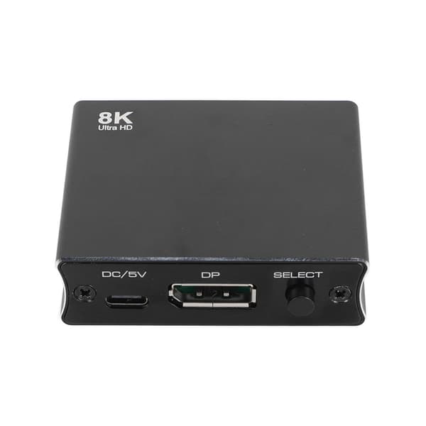DisplayPort Tovejs Switch 8K 30Hz 2 Ind 1 Ud 1 Ind 2 Ud DP 1.4 Switch DP Splitter til Dobbelte Skærme PC Laptop