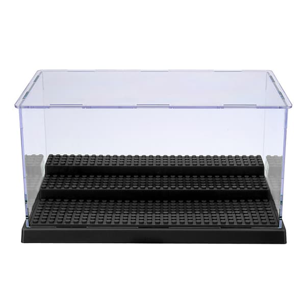 Acrylic Display Case with 3 Tiers, Dustproof Display Cabinet for Building Blocks