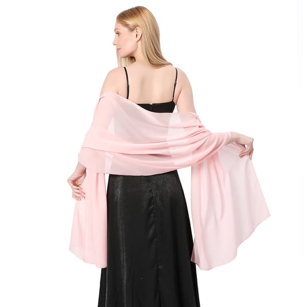 Ladiery Chiffon Sjal og Wraps til Aftenkjoler, Blødt Tørklæde