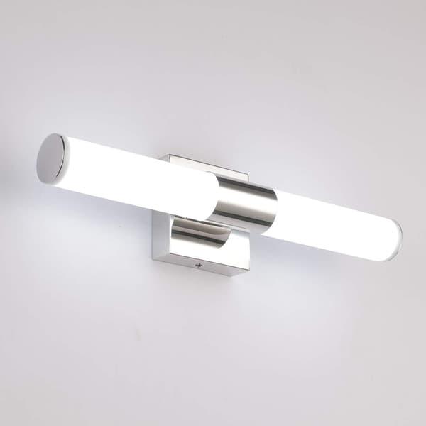 Badeværelsesskabsbelysning, 16W krom LED-spejllamper