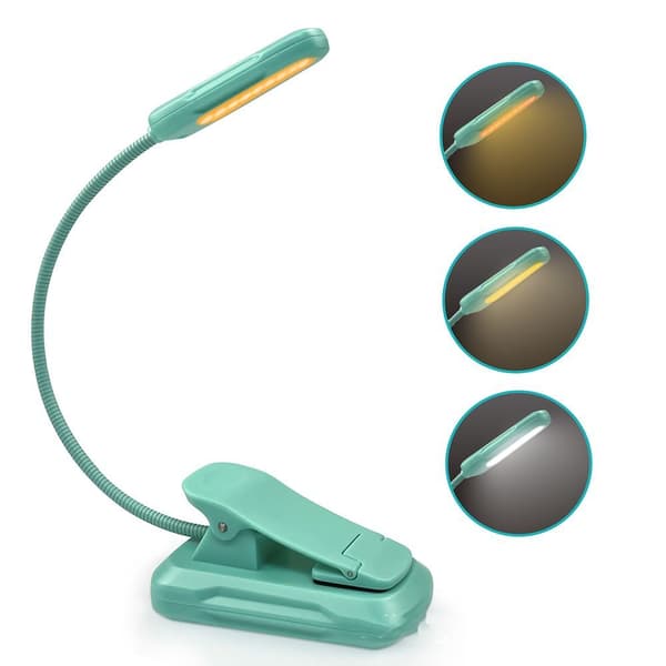 9 LED Reading Light Book Light, Book Light with 3 Dimming Levels x 3