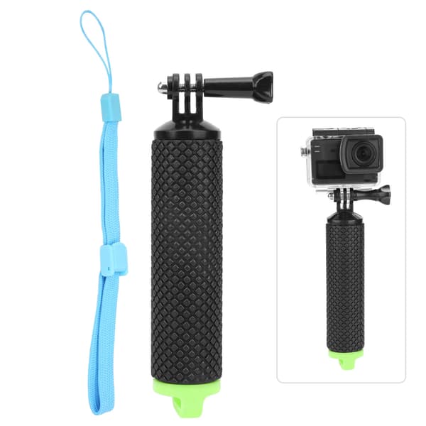 Vandtæt flydende håndgreb dykning selfiestang monopod til OSMO ACTION til GOPRO 9Grøn