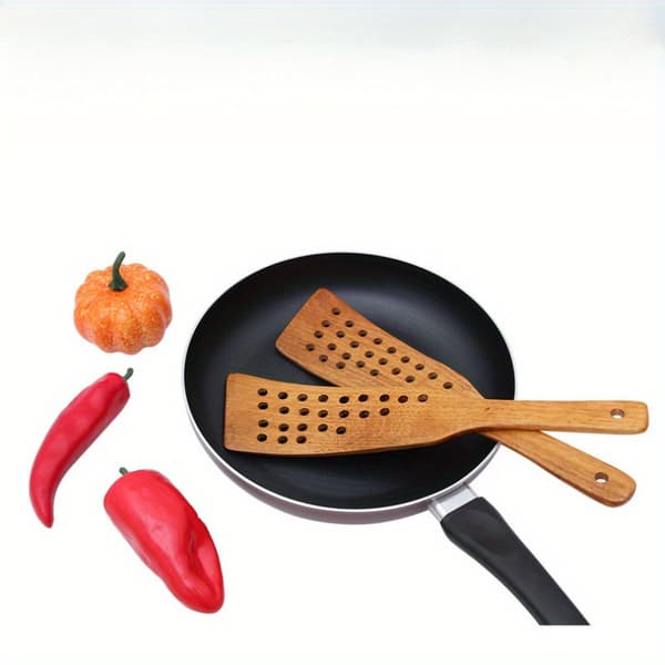 Non-stick multifunksjonell trespatel, pannekakestekespade og hullsleiv kjøkkenredskap 1 stk 1pc