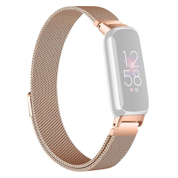 Smart Watch Armbånd til Fitbit Inspire 3 Rustfrit Stål Magnetisk Milanesisk Metal Mesh Armbånd