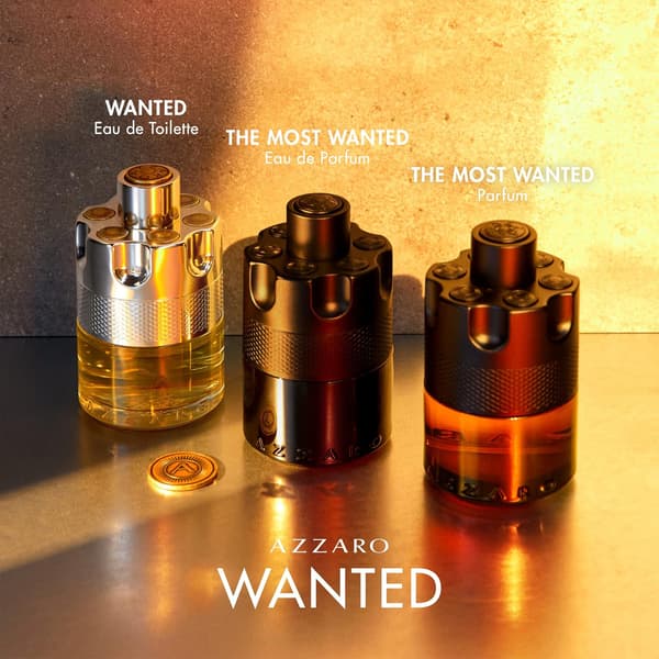 Azzaro The Most Wanted Parfum til mænd - En rig og forførende krydret duft, perfekt til en date - Langvarig duft - Sort