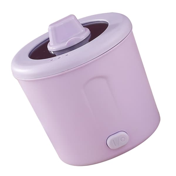 Mini Electric Pot Students Dormitory Travel Multifunctional Small Electric Pot EU Plug Purple