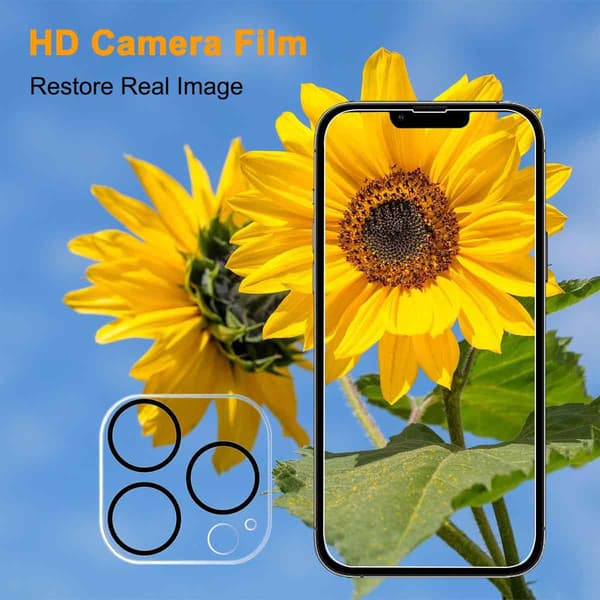 [2+2-pack] Compatible with iPhone 14 Plus Privacy Screen Protector, with Camera Lens Protector, Full Coverage, Anti-Spy Tempered Glass Film, 9H