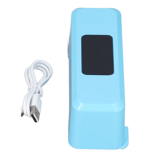 Automatic Touchless Toilet Flusher External Infrared 0.25S Induction Smart Toilet Flushing Sensor Blue