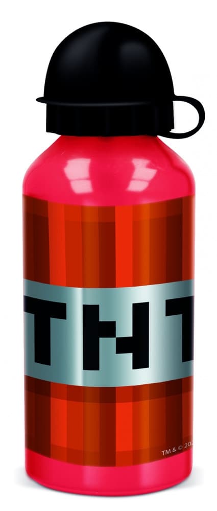 Minecraft TNT Aluminiumflaska – vattenflaska 400 ml