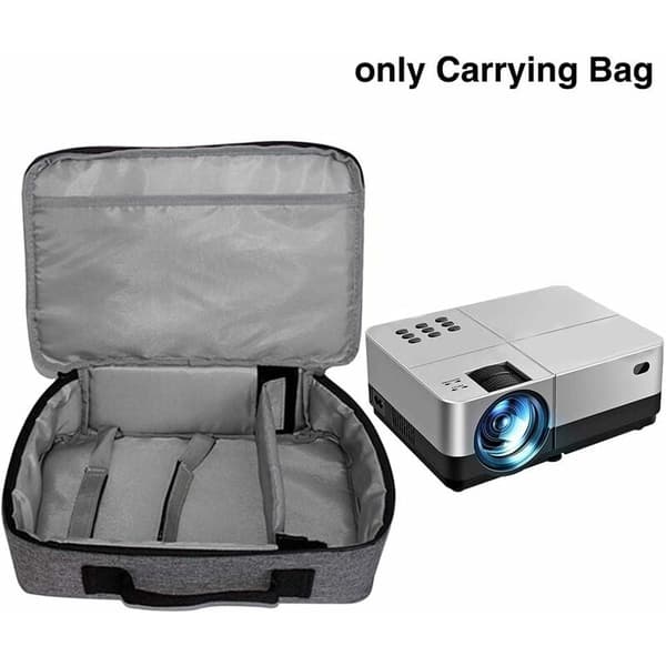 Projector Safekeeper, Heavy-Duty Nylon Bag for Large Projectors, Semi-Waterproof Storage with Adjustable Shoulder Strap, Stylish and Durable