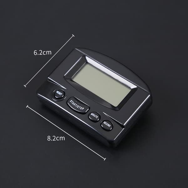 Svart, kjøkkentimer, elektronisk magnetisk digital kjøkkentimer 2