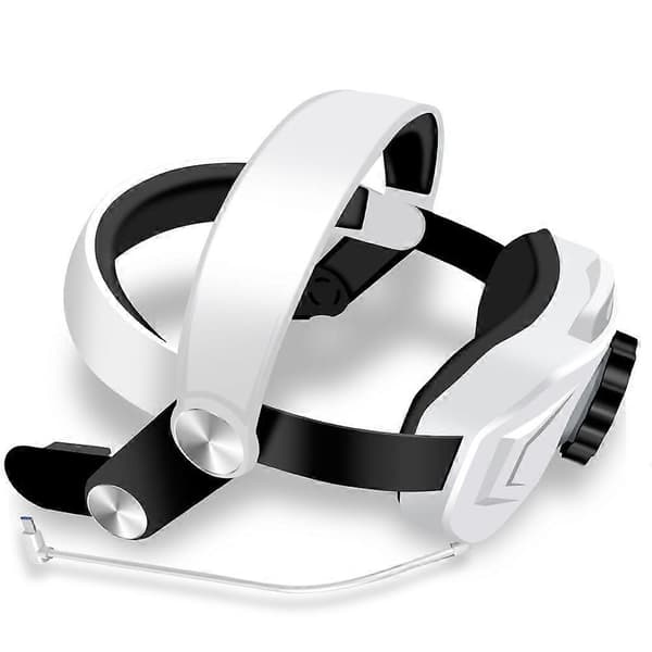 2-i-1 VR-hodebånd med batteri Justerbart hodebånd for Oculus Quest 2
