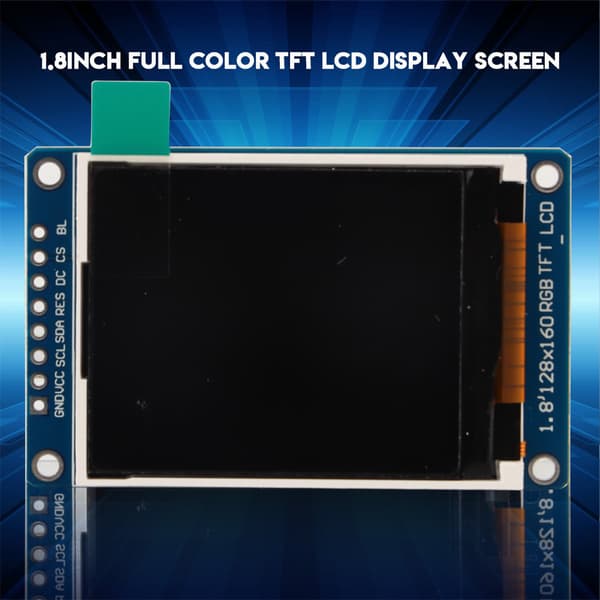 Värillinen LCD-näyttömoduuli - 1,8 tuumaa, 128x160 TFT-ohjain