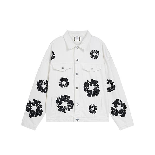 Denim Tears Denimset, Jacka + Byxor, Vit - Storlek XL Vit XL Vit XL White XL