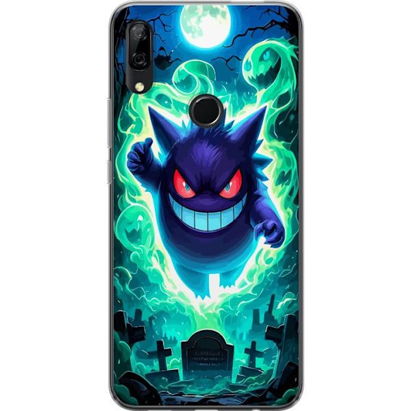 Compatible Mobile Case for Huawei P Smart Z Ghost Figure in Graveyard Green