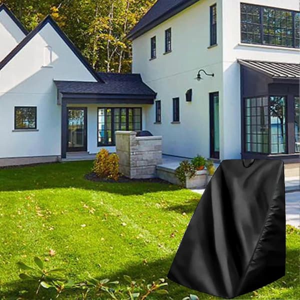 Puutarhaletkukelan suojus, vedenpitävä vapaasti seisova vesiletkukelan suojus terassille [DB] Black