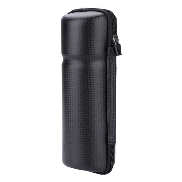 Portable Bicycle Repair Tool Kit with Hard Shell Case Carbon Fiber Black