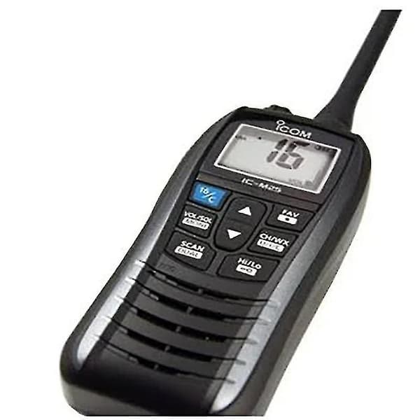 IC-M25 Boat Marine Metallic Grey Lightweight Floating Handheld VHF Radio