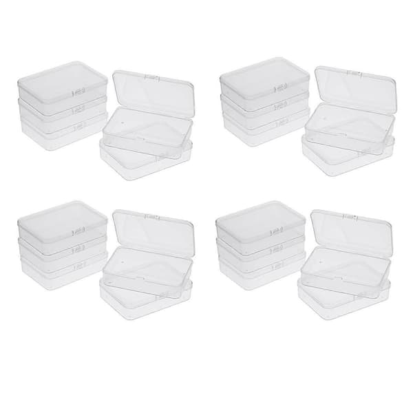 20 st Mini Plastic Storage Boxes with Lids for Collecting Small Items, Beads, Jewelry, Cards