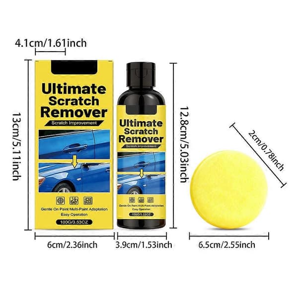 Car Scratch Remover, Nano Polishing Scratch Remover, Deep Scratch Quick Fix Paste, Car Deep Scratch Repair Paste 1pc 1pc