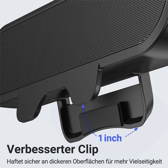 Mini bærbar højttaler / soundbar, 10 watt, USB-interface, kompatibel med bærbare computere, sort.