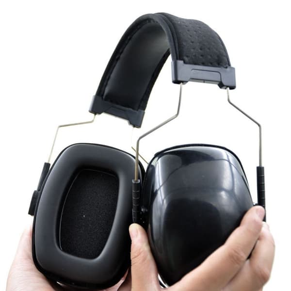Head-mounted Safety Earmuffs with Adjustable Headband for Noise Reduction, Suitable for Construction Work, Sleep, etc.